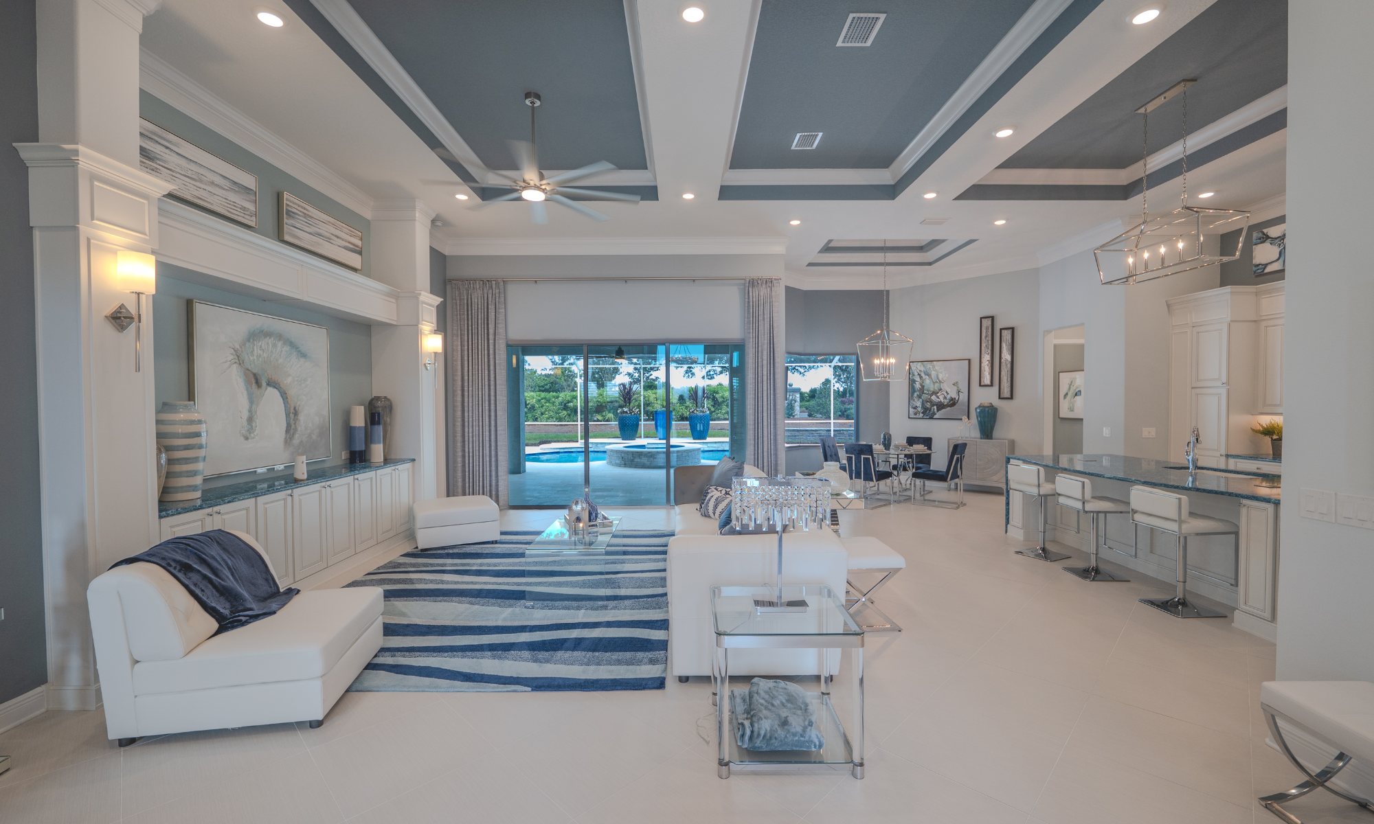 Interior of the Hudson model—open concept living in Citrus Hills