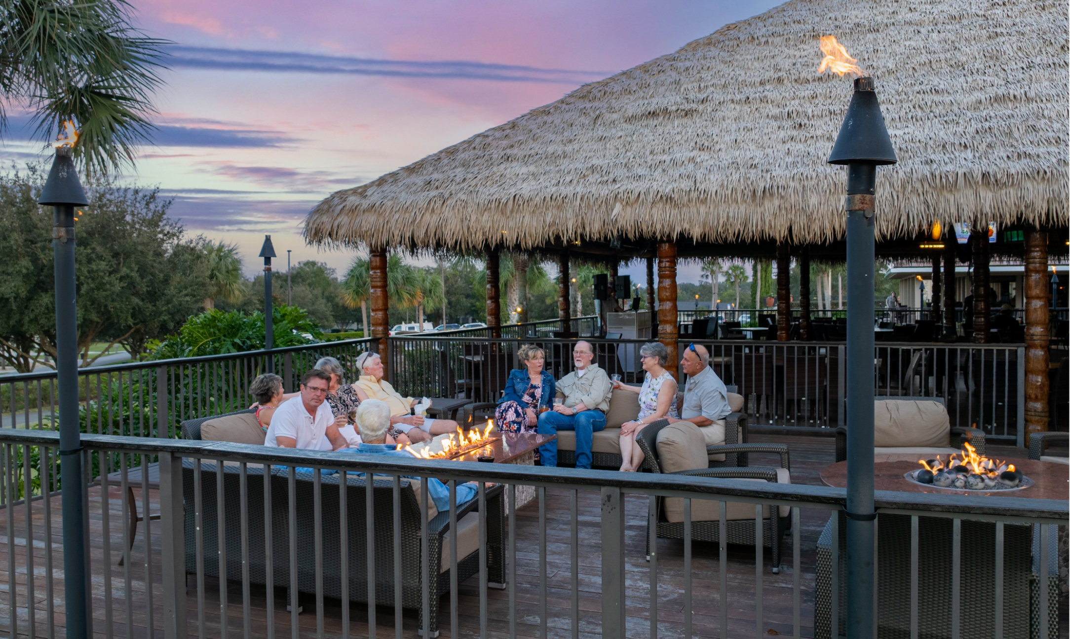 Watch the Tiki Bar experience at Citrus Hills with live music and island vibes