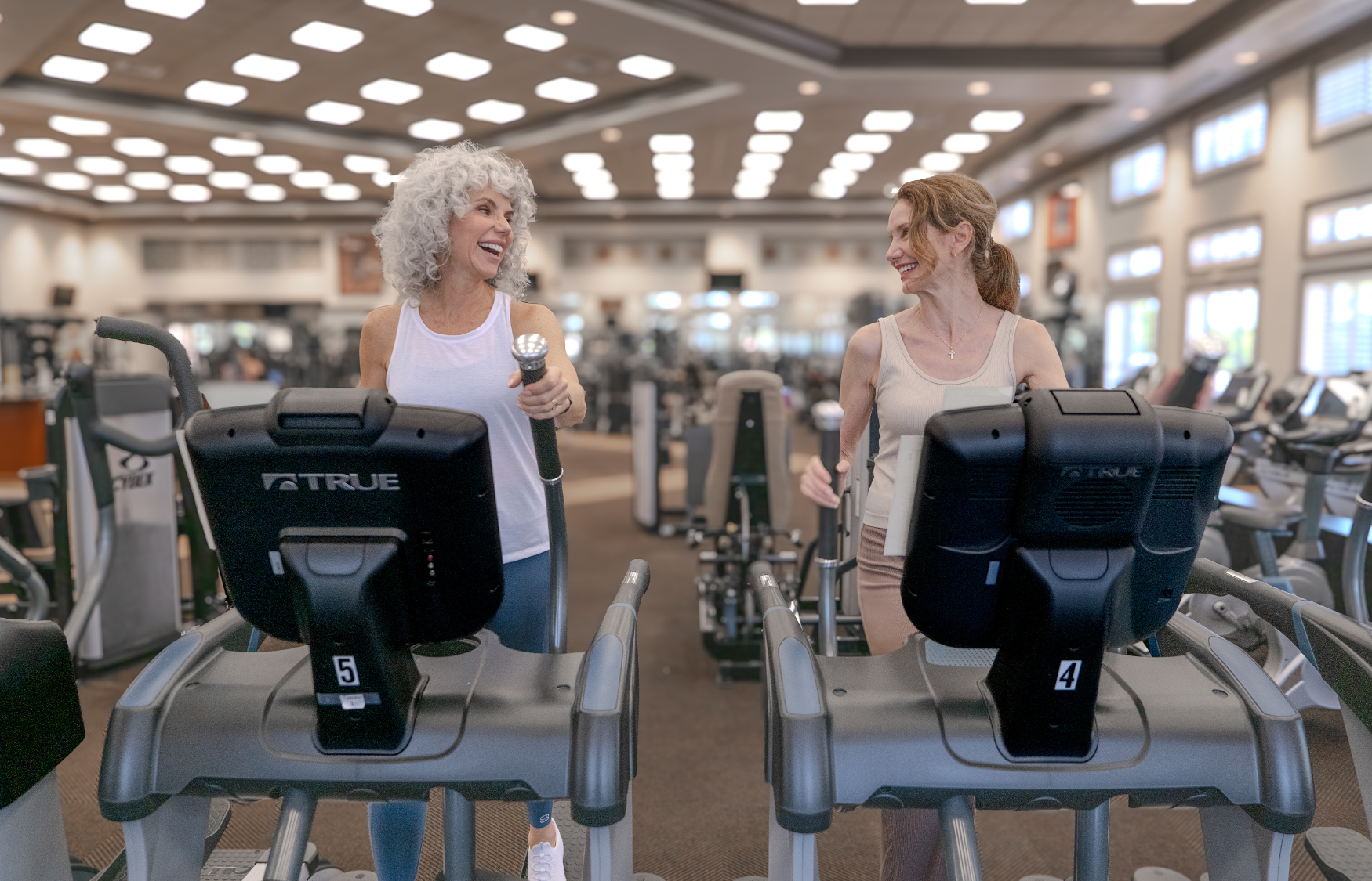 Active adults working out together at BellaVita Fitness Center in Citrus Hills