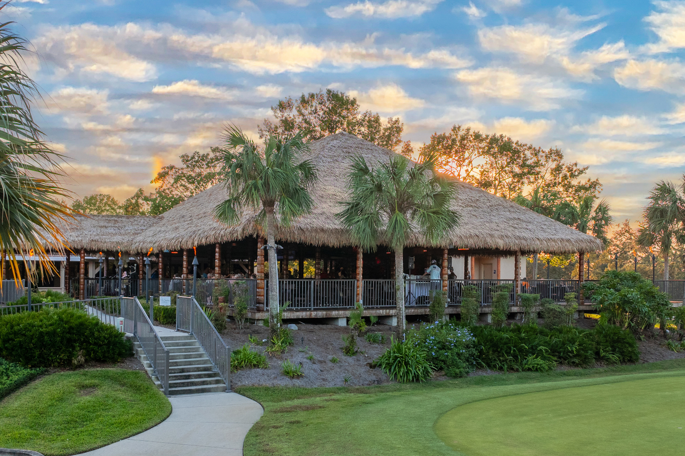 Tiki Bar and Restaurant with island-style drinks and casual outdoor dining