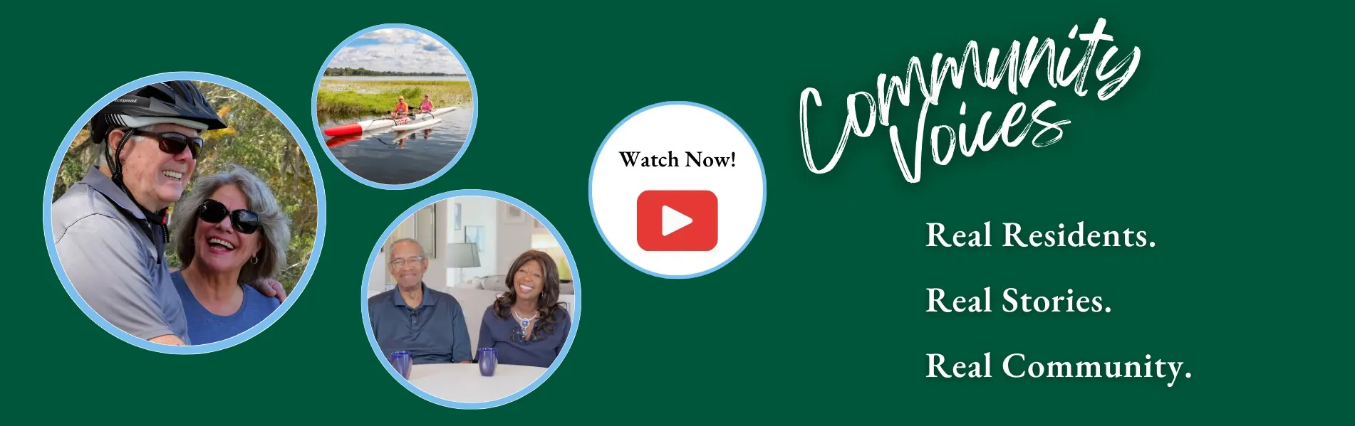 Citrus Hills residents sharing testimonials—real stories from our 55+ Florida community
